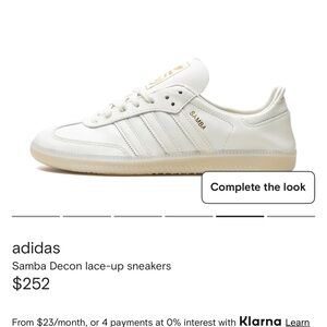 Samba Decon lace-up sneakers in good condition.